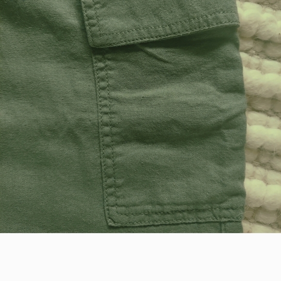 GAP Linen Blend Ankle Length Drawstring Cargo Pants ~ Size Small - Picture 6 of 7